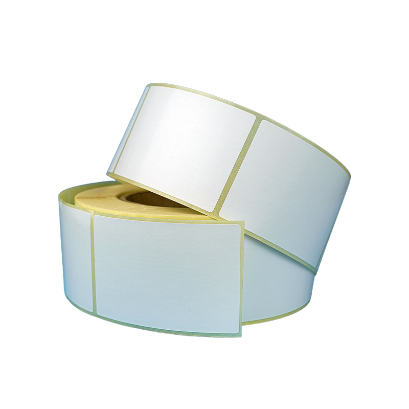 White/Blue Grid Thermal Tag Paper 75x120mm